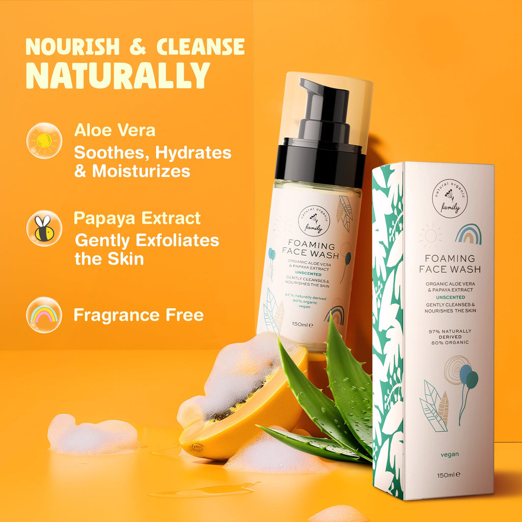 Kids Foaming Face Wash - Unscented
