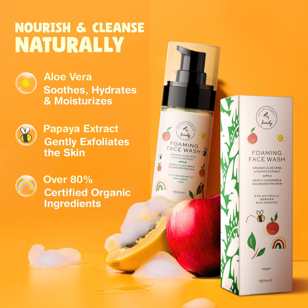 Kids Foaming Face Wash - Apple
