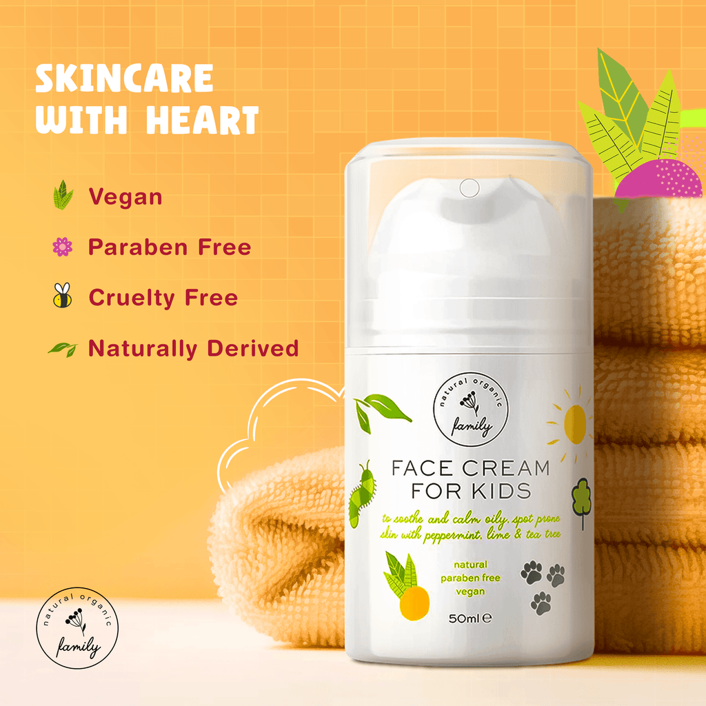 Multi-Award Winning Face Cream for Kids - Peppermint & Lime