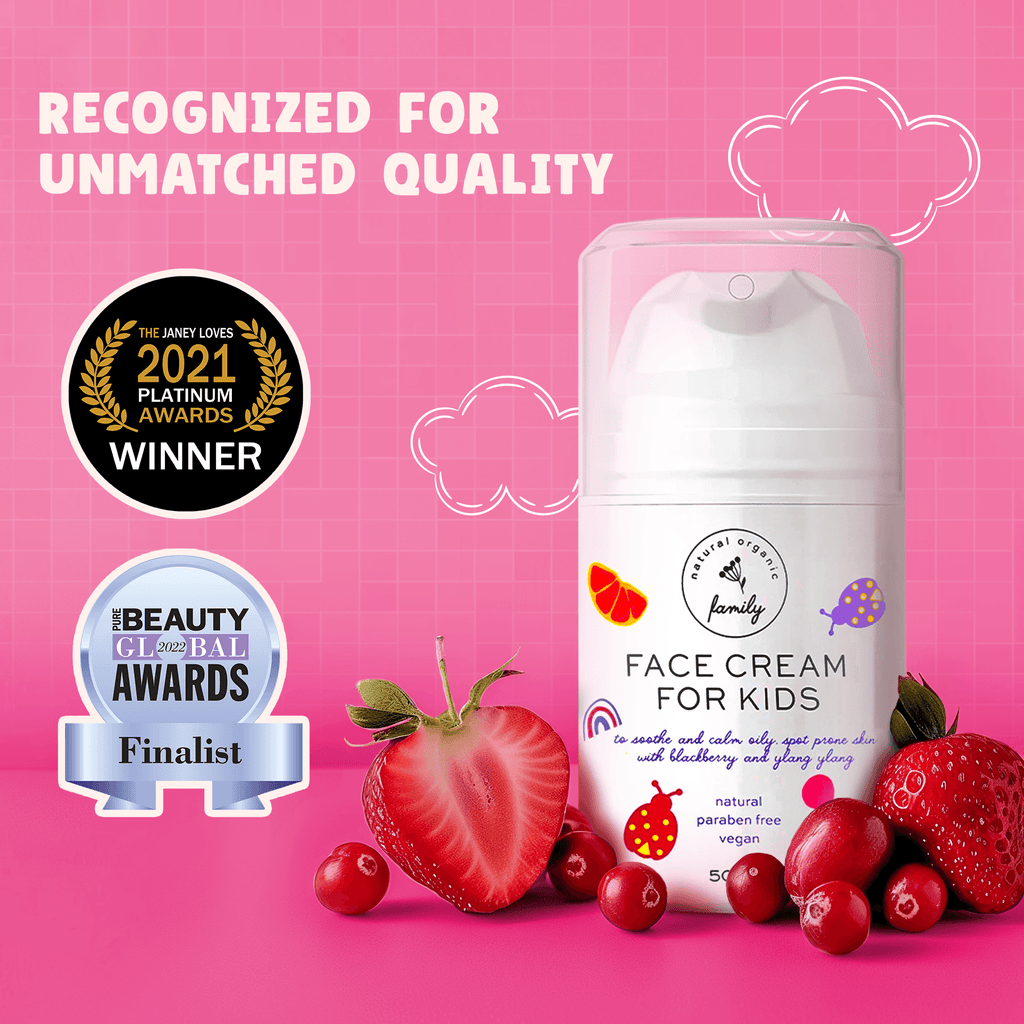 Multi-Award Winning Face Cream for Kids - Blackberry & Ylang Ylang