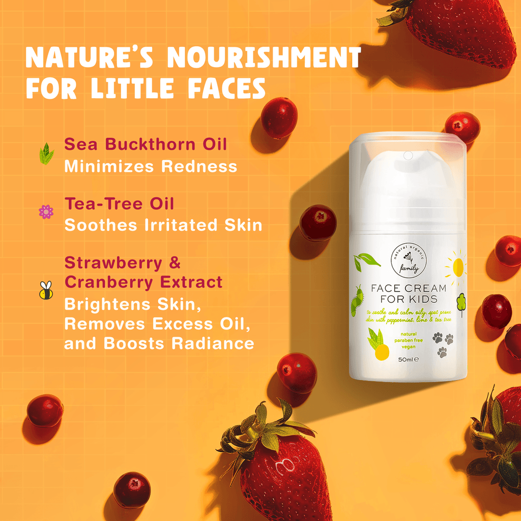 Multi-Award Winning Face Cream for Kids - Peppermint & Lime